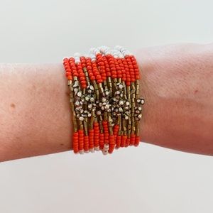 Anthropologie Multi-layered beaded bracelet